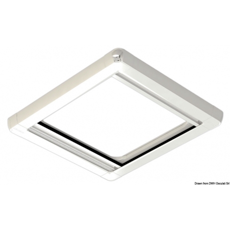 Blackout blind and mosquito net roller blind DOMETIC SkyScreen Roller Surface 2 - surface mounted