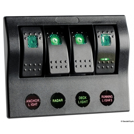 PCP Compact series control panel with LED circuit breaker