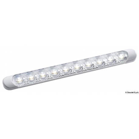 Surface-mounted waterproof LED ceiling lamp with flat base