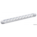 Surface-mounted waterproof LED ceiling lamp with flat base