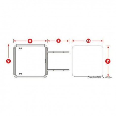 Liukuva pilottiluukku - Lewmar