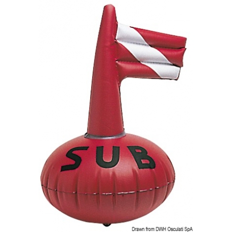 Inflatable buoy marker 2295