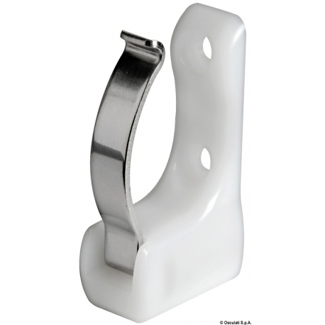 Spring clip for fastening approach hooks 21170