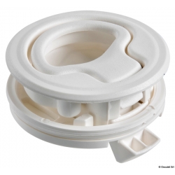 Window lifter for closing doors with spring-loaded retractable handle 18733