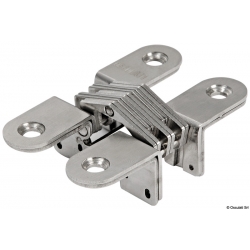 Concealed hinge for doors and hatches AISI 304 26109
