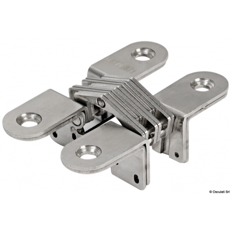 Concealed hinge for doors and flaps AISI 304 26109