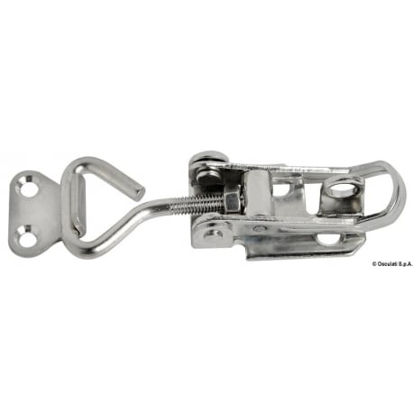 Adjustable stainless steel lever-latch with padlock 2723