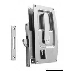 Recessed lock with lock for sliding door 18908
