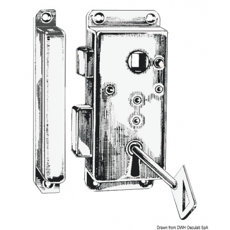 Lock to pull, traditional key 18898