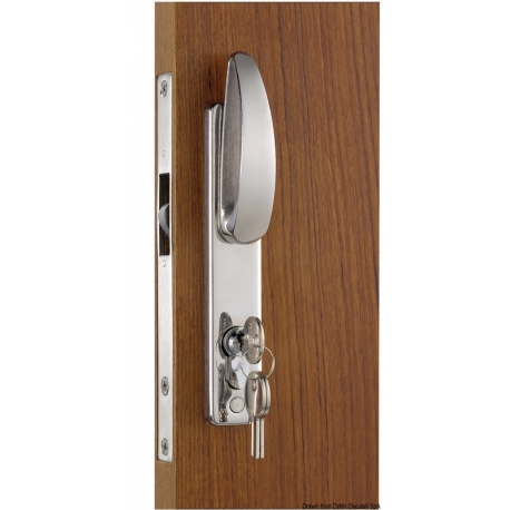 Lock for sliding doors, with external handles, external YALE key, inside lock 22113