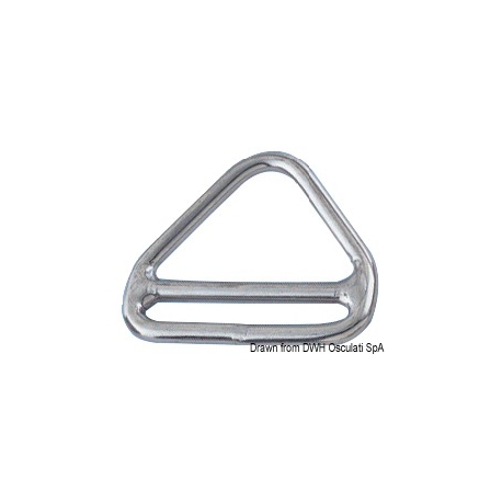 Triangular ring with bar for zerli 2776
