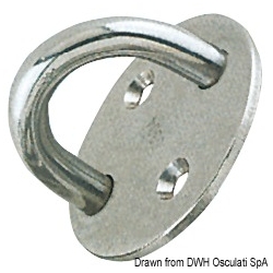 2-hole plate with clevis 2767