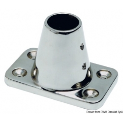 Base for candlestick in cast AISI 316 16383