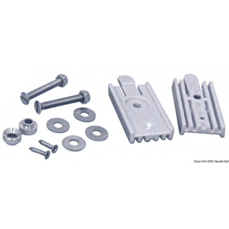Quick coupling kit for stainless steel ladders 31019