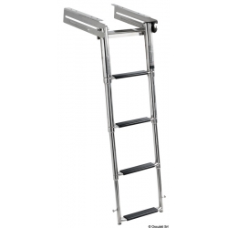 Under platform ladder with cantilever step 43297