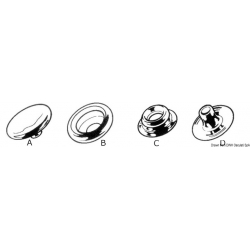 Bottoni a scatto 608