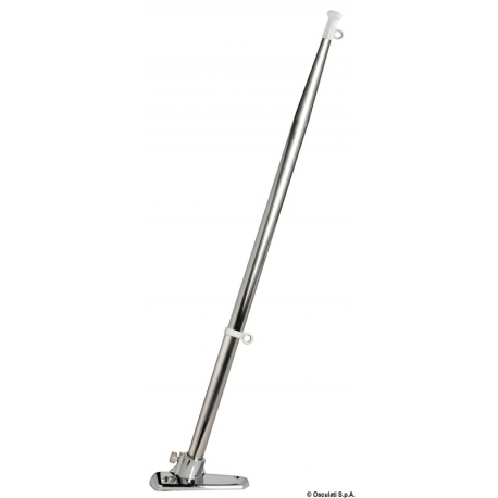 Stainless steel flagpole with tapered section 16025