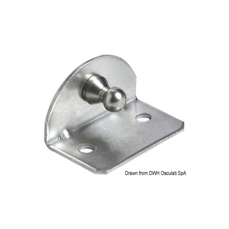 Flat fixing plate 90° version 15909