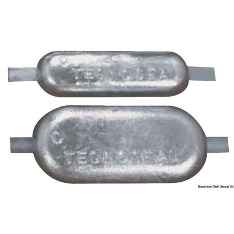 Oval anode with insert 33642