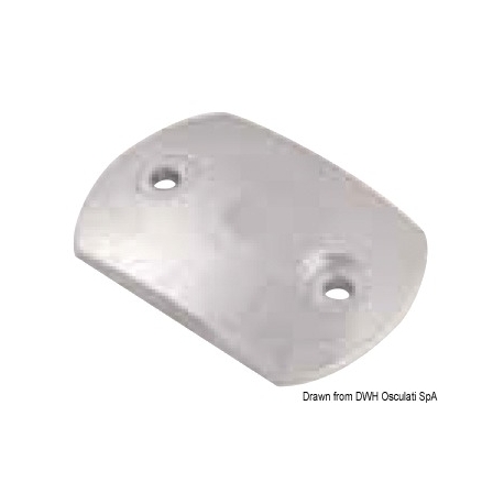 Rounded zinc plate 18355