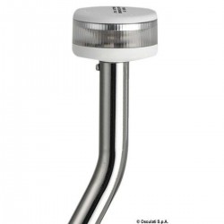 Avtakbar lyktestolpe for flat montering med Evoled 360° lys - Osculati