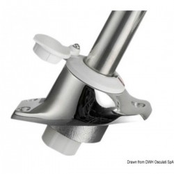 Removable light rod flat fixing with Evoled 360° light - Osculati 2