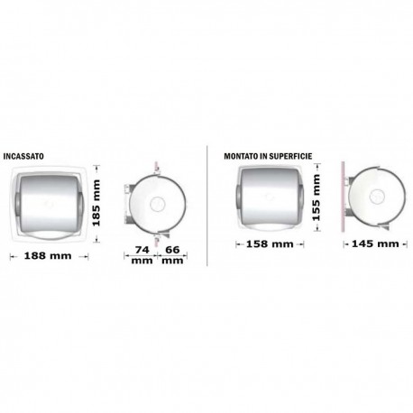 DryRoll toilet paper roll holder - Oceanair