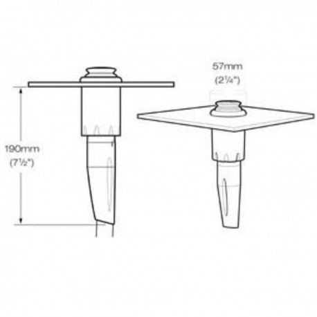Integrated shower Twist - Whale