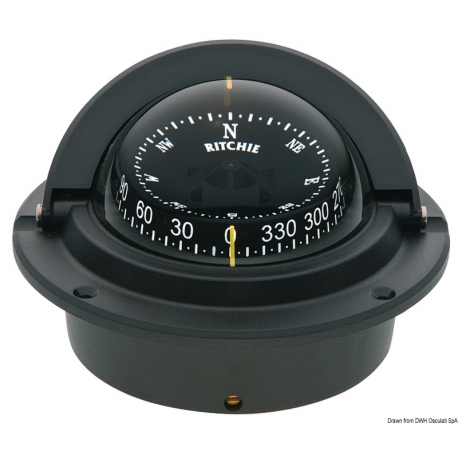 Voyager 3'' (76 mm) compasses with compensators and light - Ritchie navigation 35080
