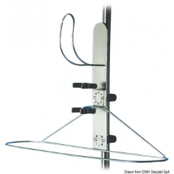 Telescopic holder for lifebuoy 1742