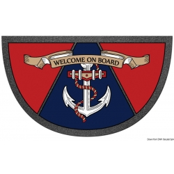 Format half-moon non-slip doormat 40x68 cm 35731