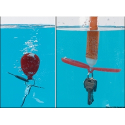 Patented floating key ring 2426