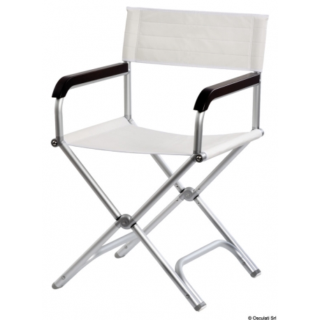 Director folding chair in anodized aluminium 29751