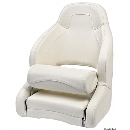 Anatomic upholstered seat with flip up H52 28146