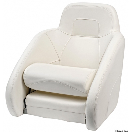 Anatomic upholstered seat with flip up H54 26771
