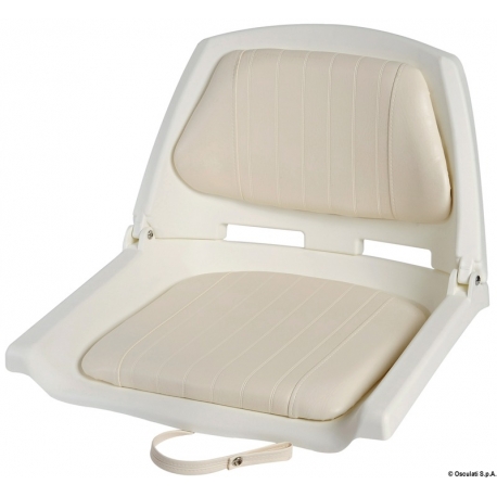 Polyethylene seat with folding backrest 3425