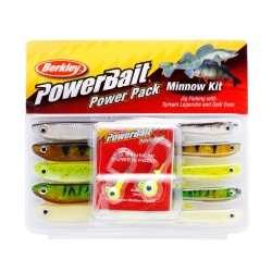 Berkley PowerBait Pro Pack Minnow lure kit 10 pieces