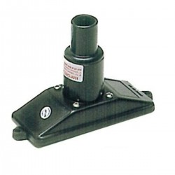 Black plastic sucker with bottom check valve - Whale