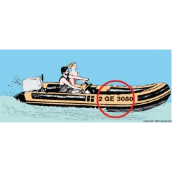 Self-adhesive letters and nameplates 3868