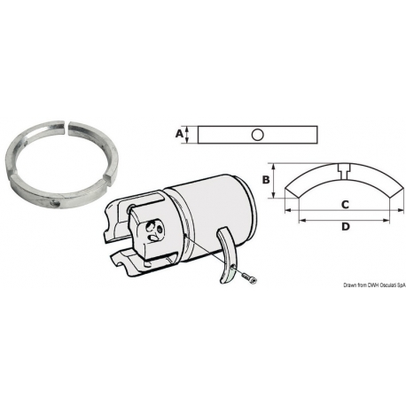 Anodes for VOLVO 3072 engines