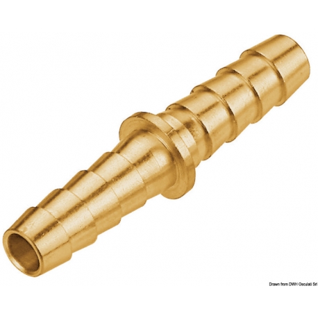 Brass fuel pipe coupling