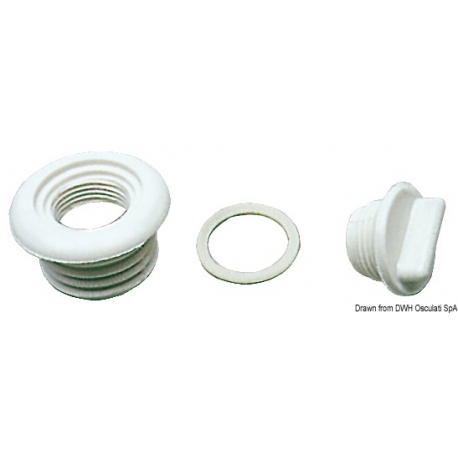 Pressure water drain plug