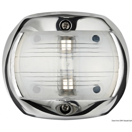 Way lights Compact 12 in AISI 316 mirror polished