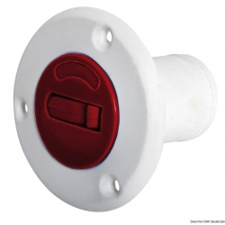 Fuel cap CE compliant in Nylon/Fiberglass, white colour