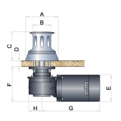 Paros Lux 12V 700W kapstaanivinssi - Italwinch 2