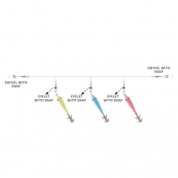 Sugoi Tako Squid Fluorocarbon -siima, valmis rigaukseen Tatakilta 2