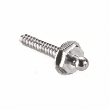 Stainless steel automatic screw button - Plastimo