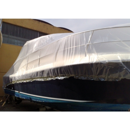 Transparent polyethylene sheet for boat covers
