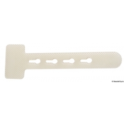 Plastic helmet tensioning buckle