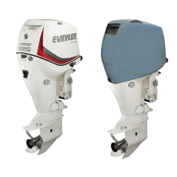 Evinrude engine cover to be used also while sailing - Oceansouth